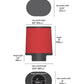 AEM Induction AEM 4.00 inch Dryflow Air Filter Oval 9.00 inch Element 21-2259DK