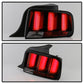 Spyder 05-09 Ford Mustang (Red Light Bar) LED Tail Lights - Smoke ALT-YD-FM05V3-RBLED-SM 5086723