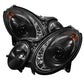 Spyder Mercedes Benz E-Class 03-06 Projector Halogen Model- DRL- Blk PRO-YD-MBW21103-DRL-BK 5017482
