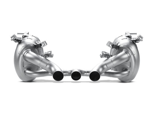 Akrapovic 10-15 Ferrari 458 Italia/458 Spyder Slip-On Line (Titanium) w/ Carbon Tips MTP-FE458H