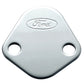 Ford Fuel Pump Block-Off Plate Chrome w/Ford Logo FRD302-290