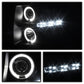 Spyder Chevy Silverado 1500/2500 07-13 Projector Headlights LED Halo LED Blk Smke PRO-YD-CS07-HL-BSM 5078322