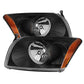 SPYDER Xtune Dodge Caliber 07-12 Crystal Headlights -Black HD-JH-DCAL07-AM-BK 9026522