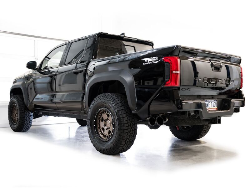 AWE Tuning AWE Exhaust for 4th Gen Toyota Tacoma Dual Diamond Black Tips 3015-33254