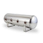 AIRLIFT 2.5 Gal Alum Air Tank - (4) 1/4" face ports, & 1/4" drain port - 20" L