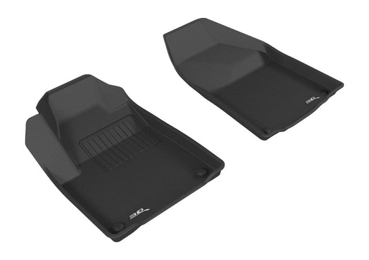 3D MAXpider 2015-2020 Jeep Cherokee Kagu 1st Row Floormat - Black L1JP01511509