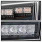 Spyder Jeep Wrangler 2018-2019 ( LED Model Only) LED Front Bumper Lights - Sequential Signal - Black 5086808