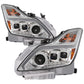 SPYDER xTune Infiniti G37 Coupe 08-15 Projector Headlights w/ Turn Signal - Chrome PRO-JH-IG3708-2D-LB-C 9039355