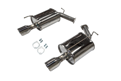 Revel Medallion Touring-S Catback Exhaust - Dual Muffler / Axle Back 06-10 Infiniti M35