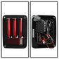 Spyder 07-16 Jeep Wrangler Version 2 Light Bar LED Tail Lights - Red Clear (ALT-YD-JWA07V2-LBLED-RC) 5084798