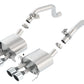 Borla 2014 Chevy Corvette C7 w/ AFM w/o NPP Atak Rear Section Exhuast Quad Rd Rl IC Tips 11863