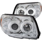 Anzo 2006-2009 Toyota 4Runner Projector Headlights w/ Halo Chrome