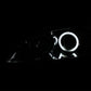 Anzo 2004-2008 Mazda 3 Projector Headlights w/ Halos Chrome