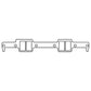 Cometic Gasket Cometic GM LT1/LT4 Gen-2 Small Block V8 .060in KF Intake Manifold Gasket Set-2.085in x 1.560in Ports C15015-060