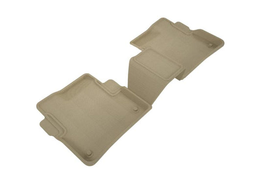 3D MAXpider 2016-2020 Cadillac CT6 Kagu 2nd Row Floormats - Tan L1CD01721502