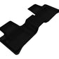 3D MAXpider 2006-2011 Mercedes-Benz ML-Class/GL-Class W164/X164 Kagu 2nd Row Floormats - Black L1MB00821509