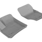 3D MAXpider 2003-2010 Porsche/Volkswagen Cayenne/Touareg Kagu 1st Row Floormat - Gray L1PO00011501