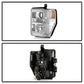 Spyder Ford F-250/350/450 08-10 V2 High-Power LED Headlights-Switch Back-Chrome PRO-YD-FS08PL-SBLB-C 5087744