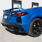 Corsa 2020 Corvette C8 3in Valved Cat-Back 4.5in Blk Quad Tips Fits Factory Perf Exhaust Deletes AFM 21103BLK