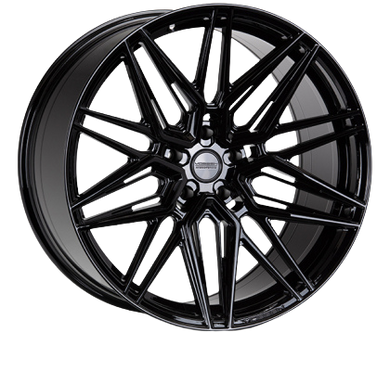 Vossen HF-7 22x10.5 / 5x112 / ET25 / Deep Face / 66.5 - Gloss Black Wheel