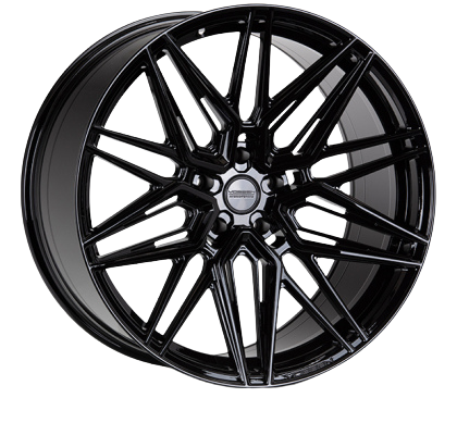 Vossen HF-7 22x10.5 / 5x112 / ET25 / Deep Face / 66.5 - Gloss Black Wheel