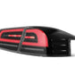 AlphaRex 12-21 Tesla Model S LUXX-Series LED Tail Lights - Black/Red 601130 *Discontinued
