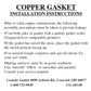 Cometic Gasket Cometic Morris XPEG .080in Copper Cylinder Head Gasket - 74mm Bore C4310-080