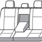 Covercraft 17-18 Ford F250+ Carhartt PrecisionFit Custom Second Row Seat Covers - Brown GTF637CABN