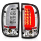 ANZO 1995-2004 Toyota Tacoma LED Taillights Chrome Housing Clear Lens (Pair) 311355