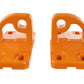Ford Racing 2021+ Bronco Front Bumper Tow Hooks - Orange (Pair) M-18954-BO