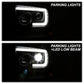 Spyder 05-07 Ford F250/350/450 Super Duty Projector LED Black PRO-YD-FS05V2PL-BK 5087911