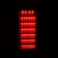 Anzo 2003-2009 Hummer H2 LED Tail lights Red/Clear