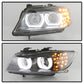 Spyder 09-12 BMW E90 3-Series 4DR Projector Headlights Halogen - LED - Black - PRO-YD-BMWE9009-BK 5086488