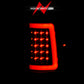ANZO 2004-2006 Ford F-150 LED Tail Lights w/ Light Bar Black Housing Smoke Lens 311343