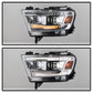 SPYDER Dodge Ram 19-20 Halogen Model Only Projector Headlights Chrome PRO-YD-DR19HALAP-SEQ-C 5087638