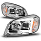 ANZO 05-10 Chevrolet Cobalt / 07-10 Pontiac G5 LED Projector Headlights Black Housing 121576