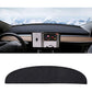 Dashboard Blackout Mat for Model 3/Y Anti-Glare Flannel Dash Cover