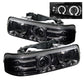 Spyder Chevy Silverado 1500/2500 99-02 Projector Headlights LED Halo LED Smoke PRO-YD-CS99-HL-SMC 5009616