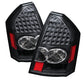 SPYDER Xtune Chrysler 300 05-07 LED Tail Lights Black ALT-JH-CHR305-LED-BK 9027567