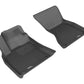 3D MAXpider 2014-2019 Porsche Macan Kagu 1st Row Floormat - Black L1PO01411509