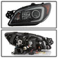 Spyder Subaru WRX 2006-2007 Projector Headlights - Halogen Only - Black PRO-YD-SWRX06-LBDRL-BK 5083920