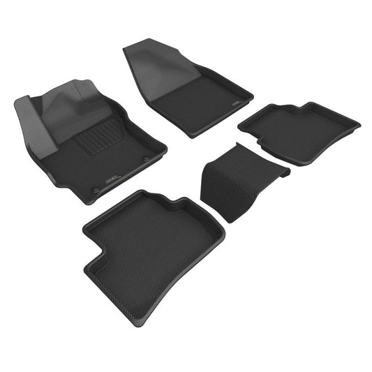 3D MAXpider 3D MAXider 22-23 Toyota Corolla Cross AWD Kagu Black Floor Mats - Row 1/2 L1TY29401509