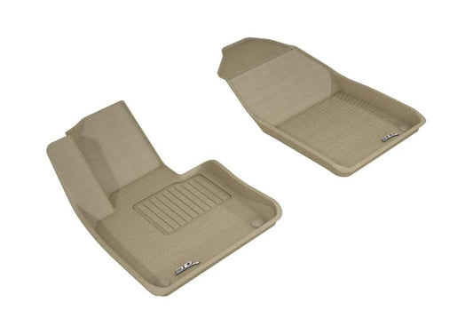 3D MAXpider 2018-2020 Volvo XC60 Kagu 1st Row Floormat - Tan L1VV02511502