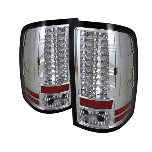 Spyder GMC Sierra 07-13 (Not fit 3500 Dually 4 Rear Wheels)LED Tail Lights Chrome ALT-YD-GS07-LED-C 5014931