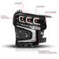 ANZO 21-23 Chevy Tahoe/Suburban LED Light Bar Style Headlights Black w/ Squential DRL (Right Side) 111636X-R