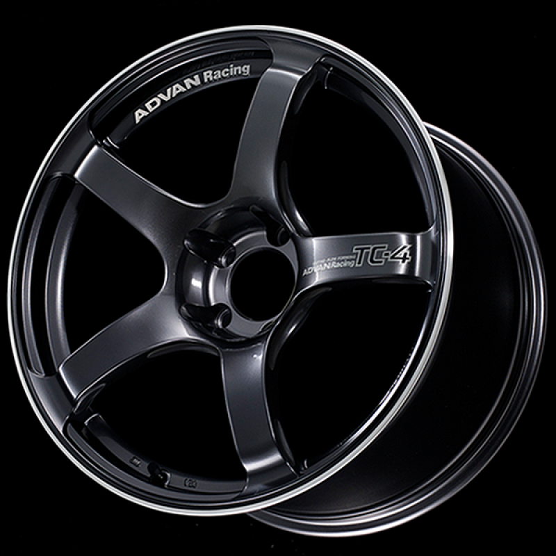 Advan TC4 16x7.0 / +35 Offset / 5x98 / 58mm Bore / Racing Gunmetallic and Ring YAD6E35TGMR