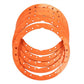 Ford Racing 2021+ Ford Bronco Functional Bead Lock Ring Kit - Orange M-1021K-BLO