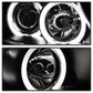Spyder BMW E90 3-Series 06-08 Projector LED Halo Amber Reflctr Rplc Bulb Blk PRO-YD-BMWE9005-AM-BK 5009005