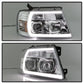 Spyder 04-08 Ford F-150 Light Bar Projector Headlights - Chrome (PRO-YD-FF15004V2-LB-C) 5084637