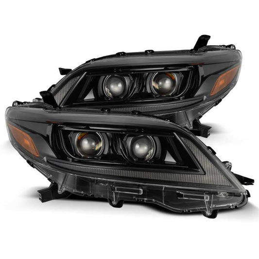 AlphaRex 11-21 Toyota Sienna PRO-Series Proj Headlights Plank Style Alpha Black w/Seq Signal/DRL 880763 *Discontinued